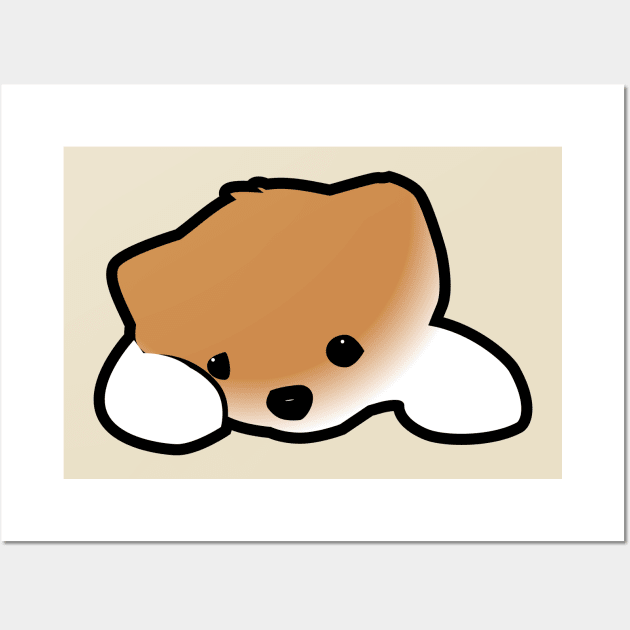 Kawaii Puppy Wall Art by Spikeani